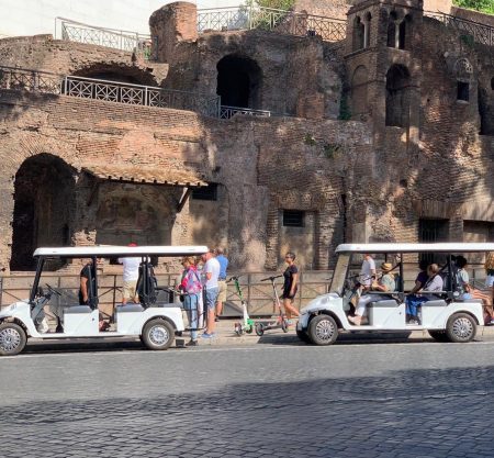 Half day tour of Rome by Golfcart