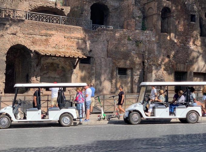 Half day tour of Rome by Golfcart