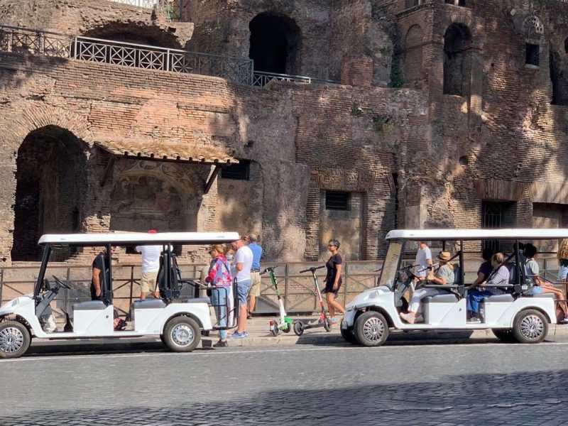 Half day tour of Rome by Golfcart