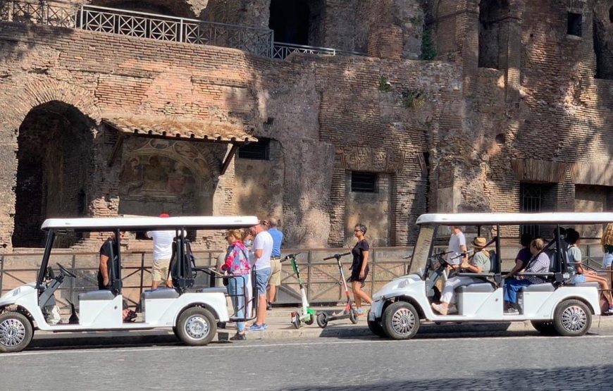 Half day tour of Rome by Golfcart