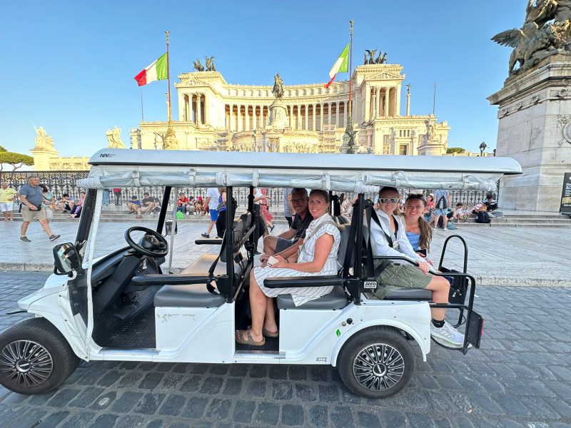 Top ten Rome major attraction by Golfcart