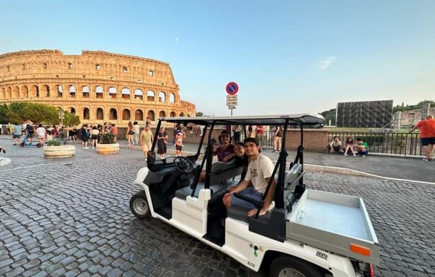 Rome highlights by golf cart