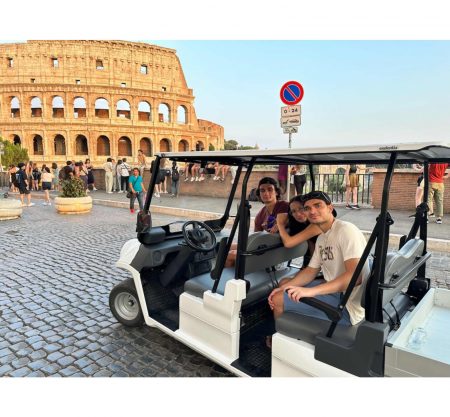 Discover Rome highlights by golf cart