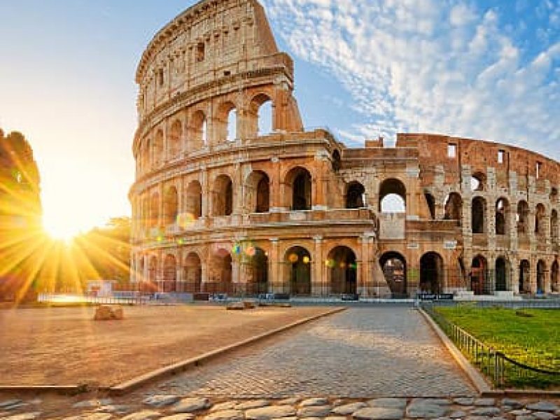 Rome sightseeing by golf cart