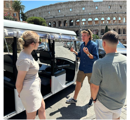 Explore Rome’s Highlights on a Shared Golf Cart Tour