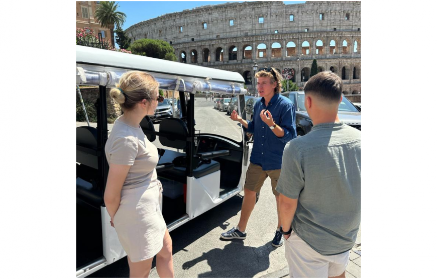 Explore Rome’s Highlights on a Shared Golf Cart Tour