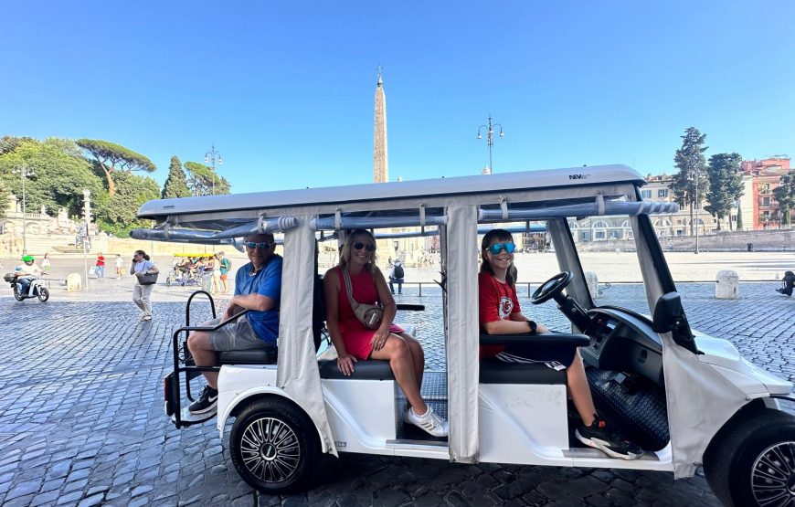 Explore Rome Highlights by Golf Cart Tour