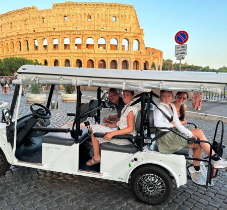 Explore Rome Highlights by Golf Cart Tour