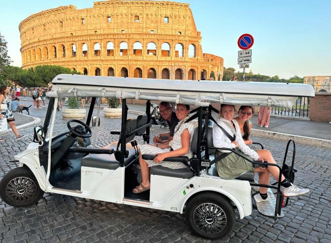 Explore Rome Highlights by Golf Cart Tour