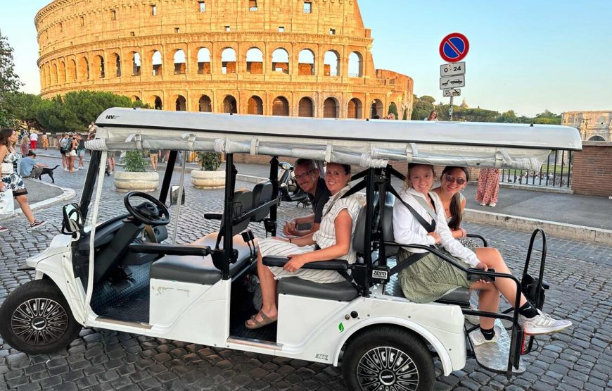 Explore Rome Highlights by Golf Cart Tour