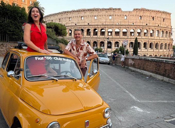 Timeless Rome: A Vintage Fiat 500 Escape Through the Eternal City
