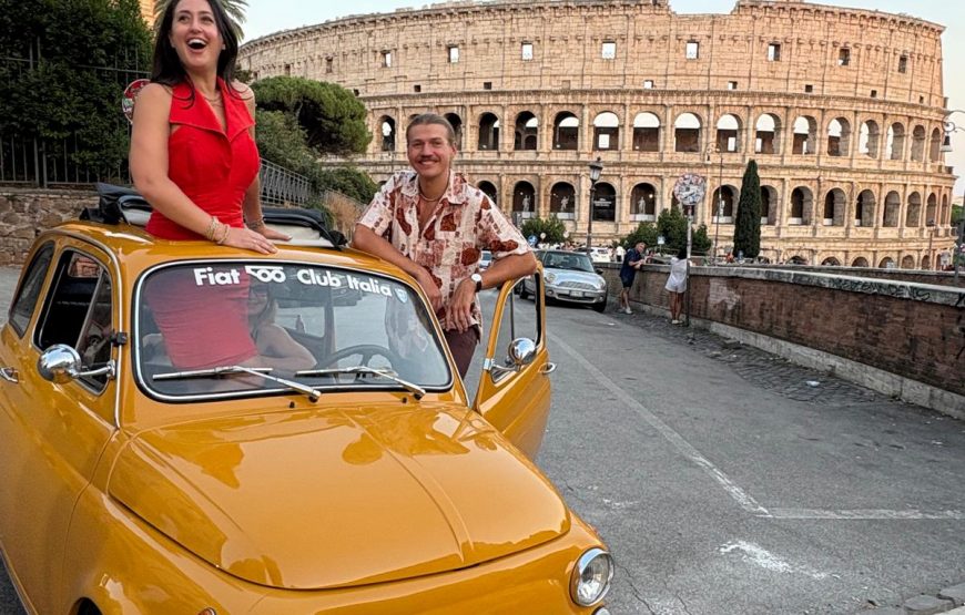 Timeless Rome: A Vintage Fiat 500 Escape Through the Eternal City